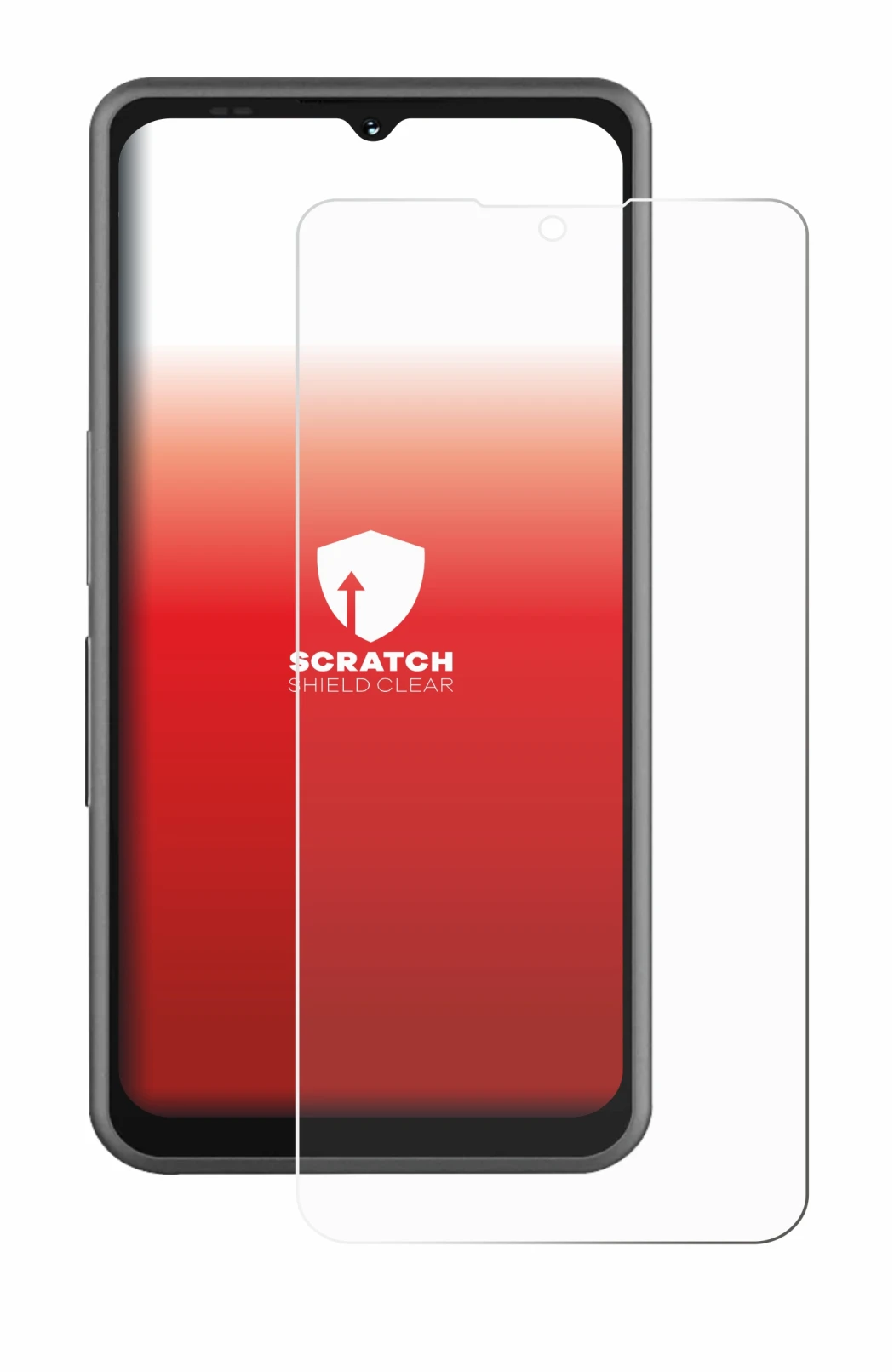 Image de l'appareil Sonim XP Pro E avec une grande variété de protections d'écran.