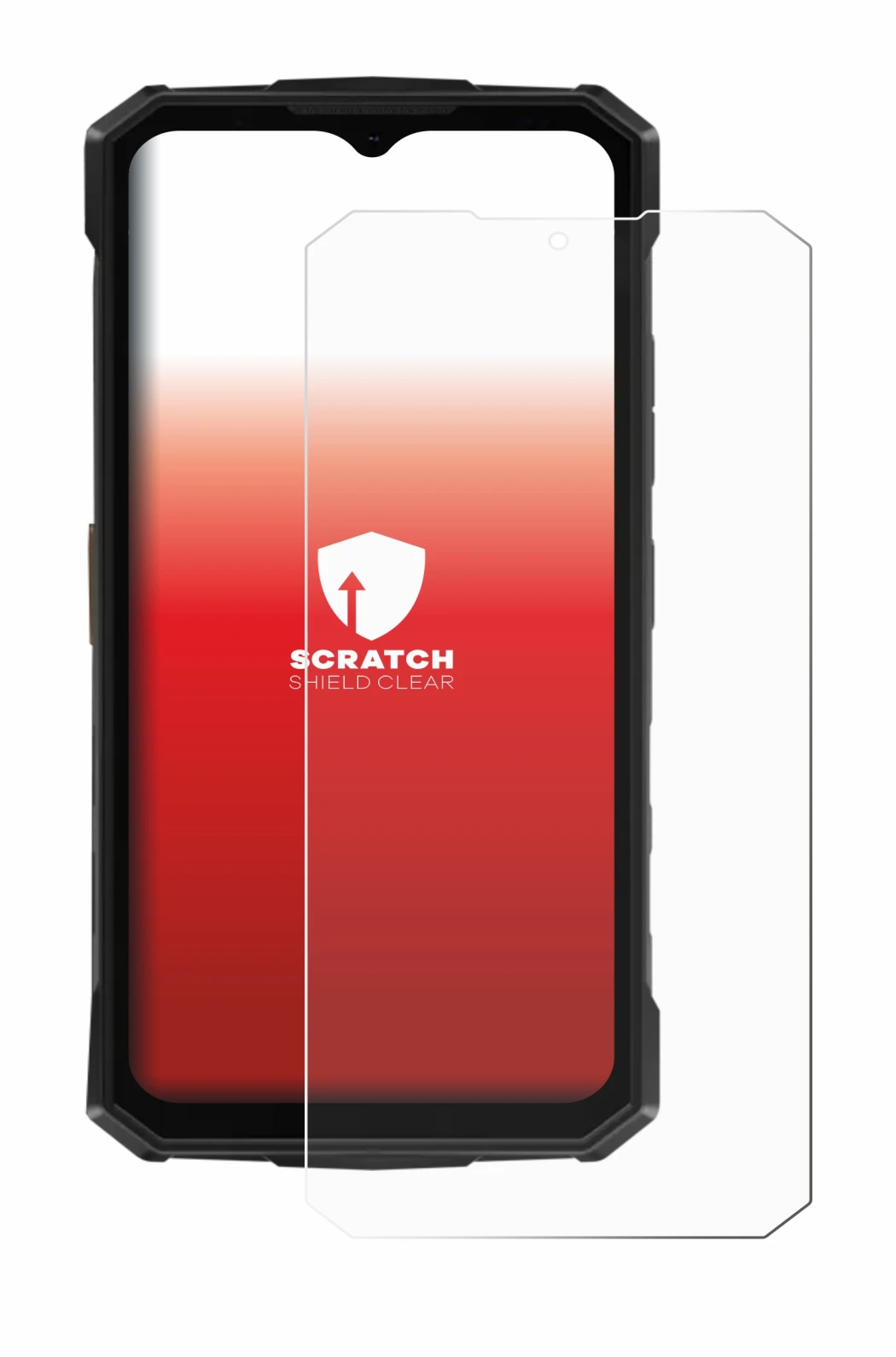 Image de l'appareil Doogee Fire 5 Pro avec une grande variété de protections d'écran.