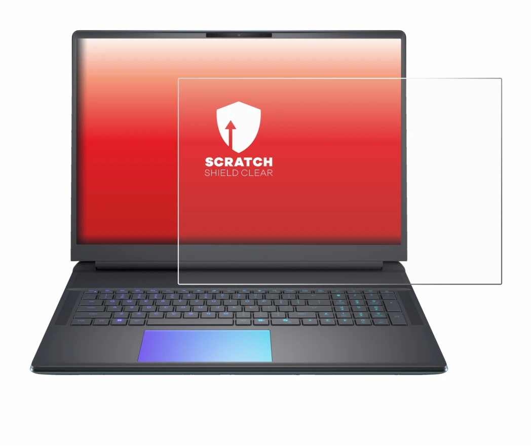Image de l'appareil Dell Alienware 18 Area-51 avec une grande variété de protections d'écran.
