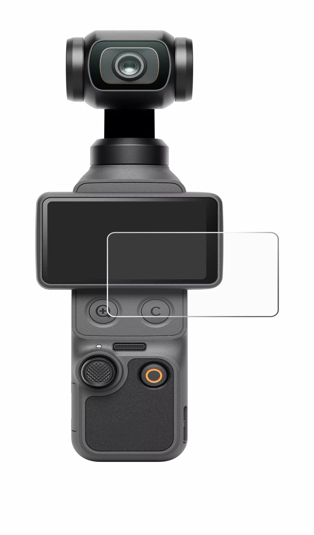 Image de l'appareil DJI Osmo Pocket 4 avec une grande variété de protections d'écran.
