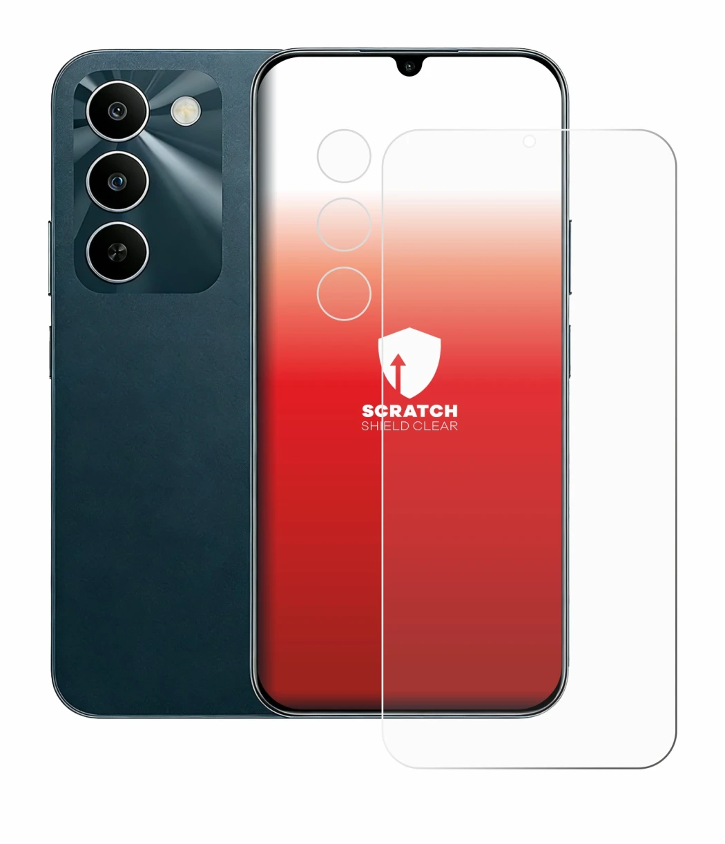 Image de l'appareil realme C100 5G (Avant+Caméra) avec une grande variété de protections d'écran.