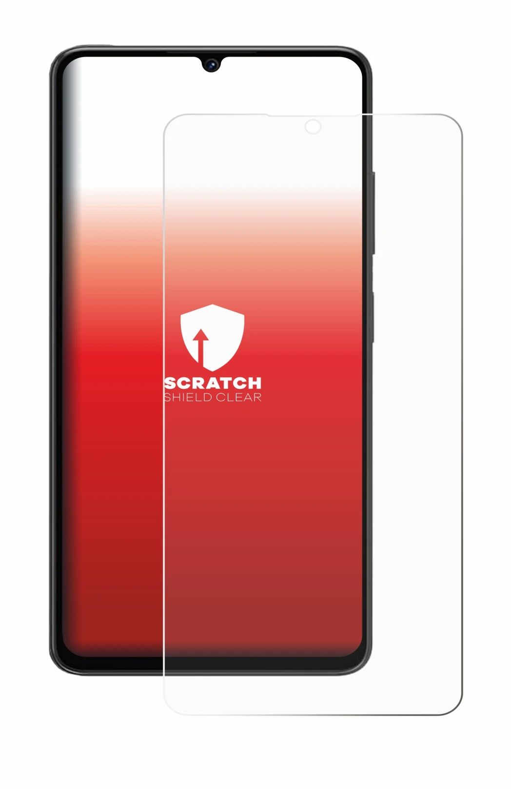 Image de l'appareil Lava Shark 2 avec une grande variété de protections d'écran.