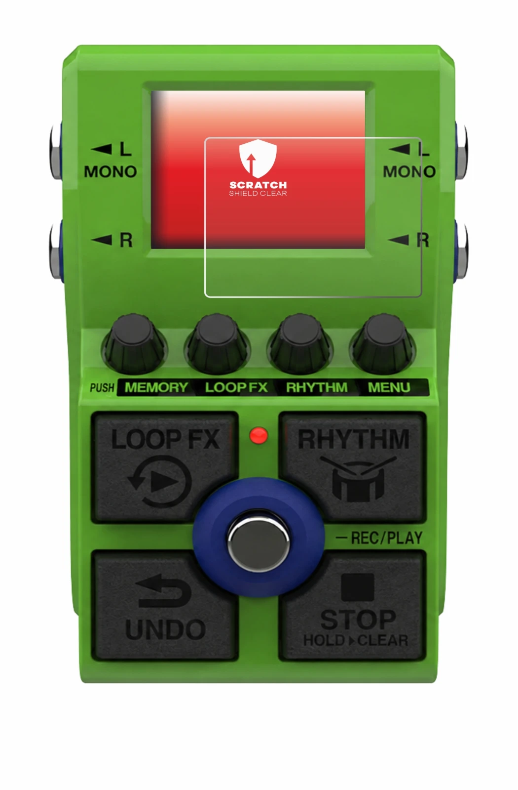 Image de l'appareil Zoom MS-90LP Plus avec une grande variété de protections d'écran.