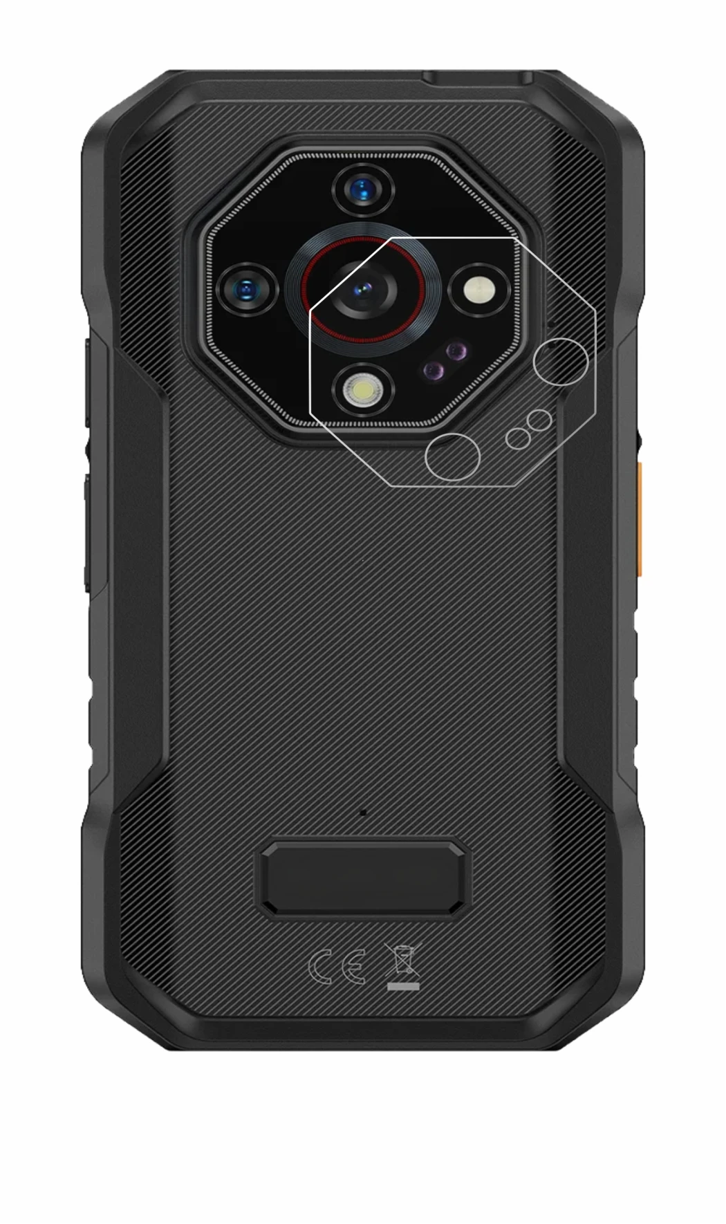 Image de l'appareil Ulefone Armor X32 Pro (Caméra UNIQUEMENT) avec une grande variété de protections d'écran.