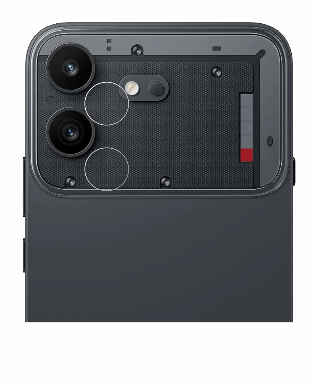 Image de l'appareil Nothing Phone (4b) (Caméra UNIQUEMENT) avec une grande variété de protections d'écran.