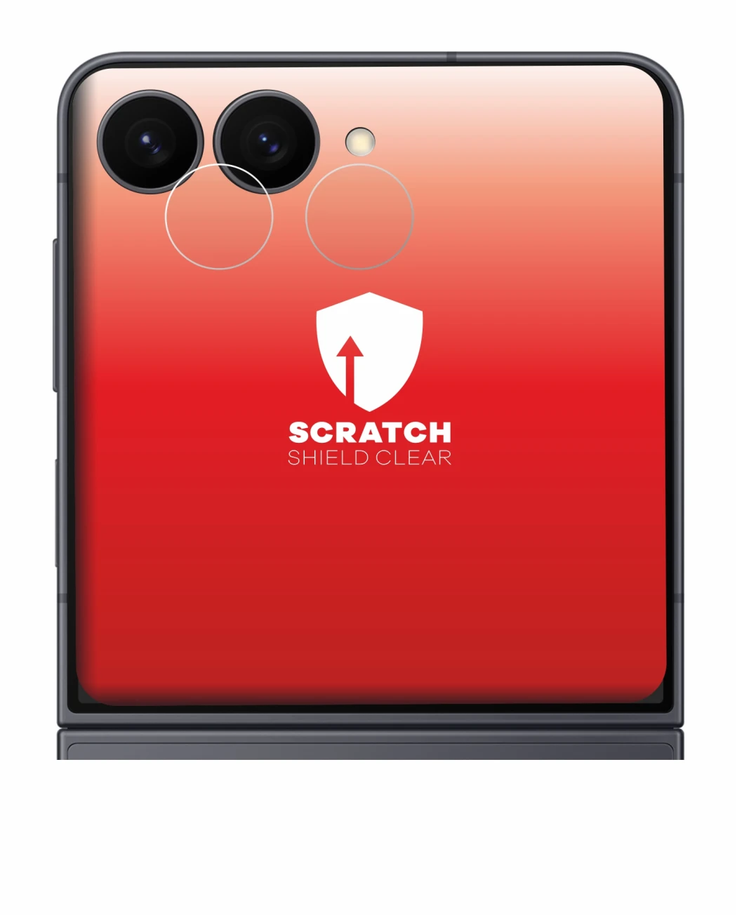 Image de l'appareil Samsung Galaxy Z Flip 8 (Caméra UNIQUEMENT) avec une grande variété de protections d'écran.