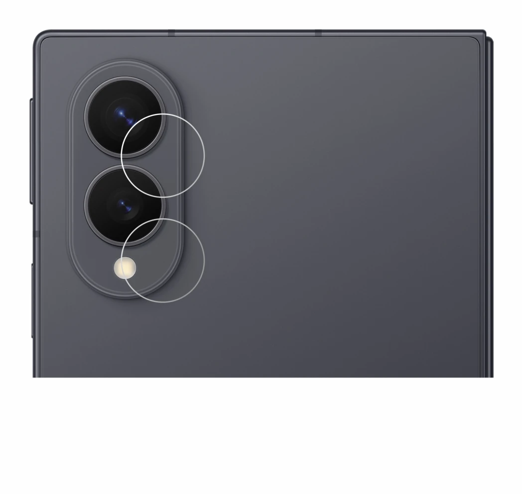 Image de l'appareil Samsung Galaxy Z Fold 8 (Caméra UNIQUEMENT) avec une grande variété de protections d'écran.