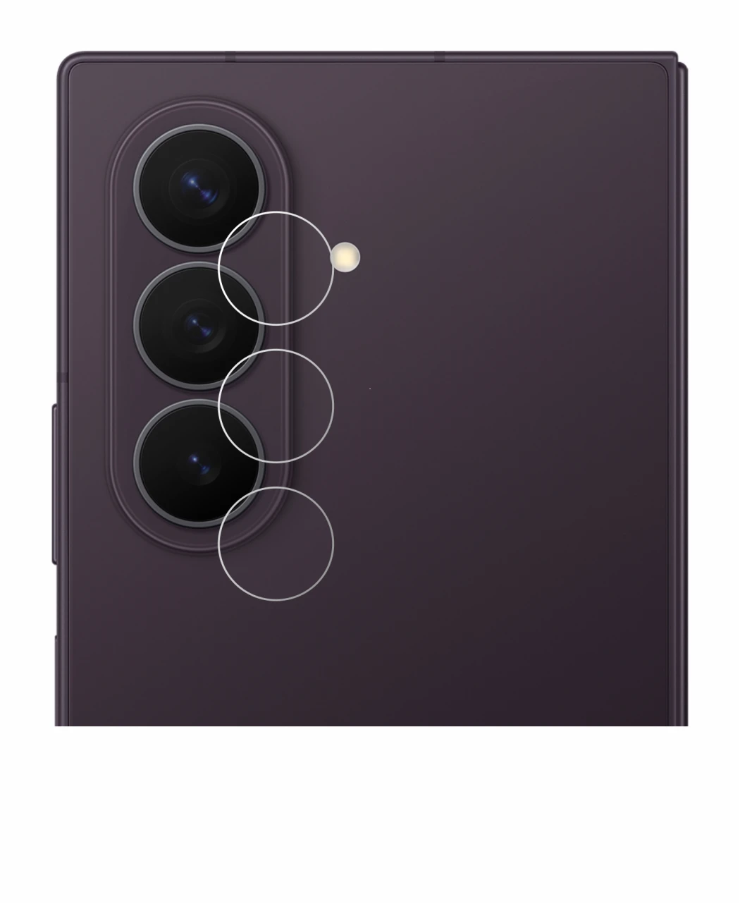 Image de l'appareil Samsung Galaxy Z Fold 8 Ultra (Caméra UNIQUEMENT) avec une grande variété de protections d'écran.