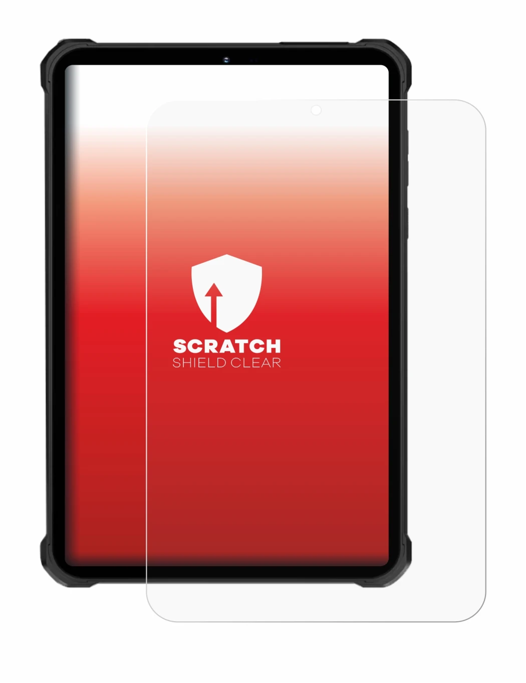 Image de l'appareil Oukitel RT11 avec une grande variété de protections d'écran.