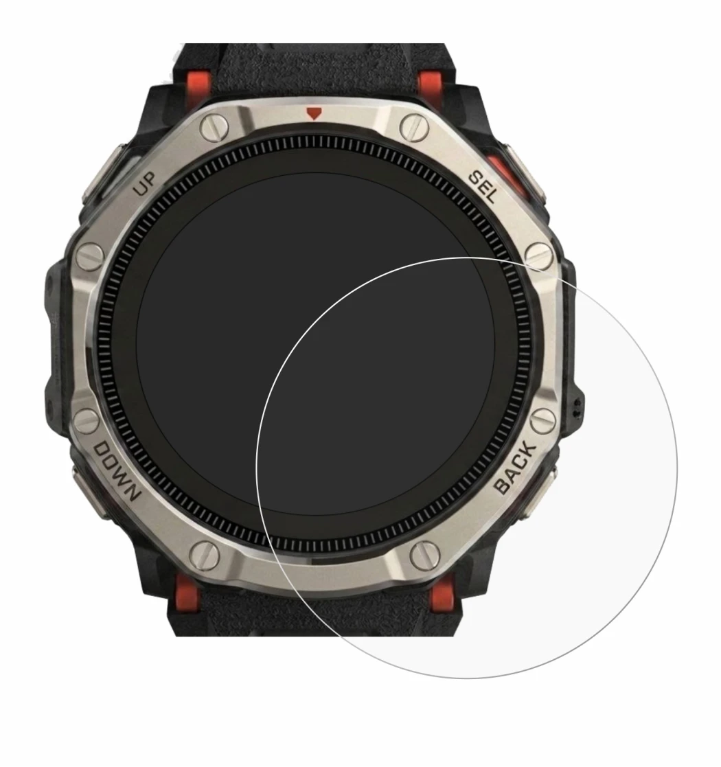 Image de l'appareil Huami Amazfit T-Rex Dual Solar avec une grande variété de protections d'écran.