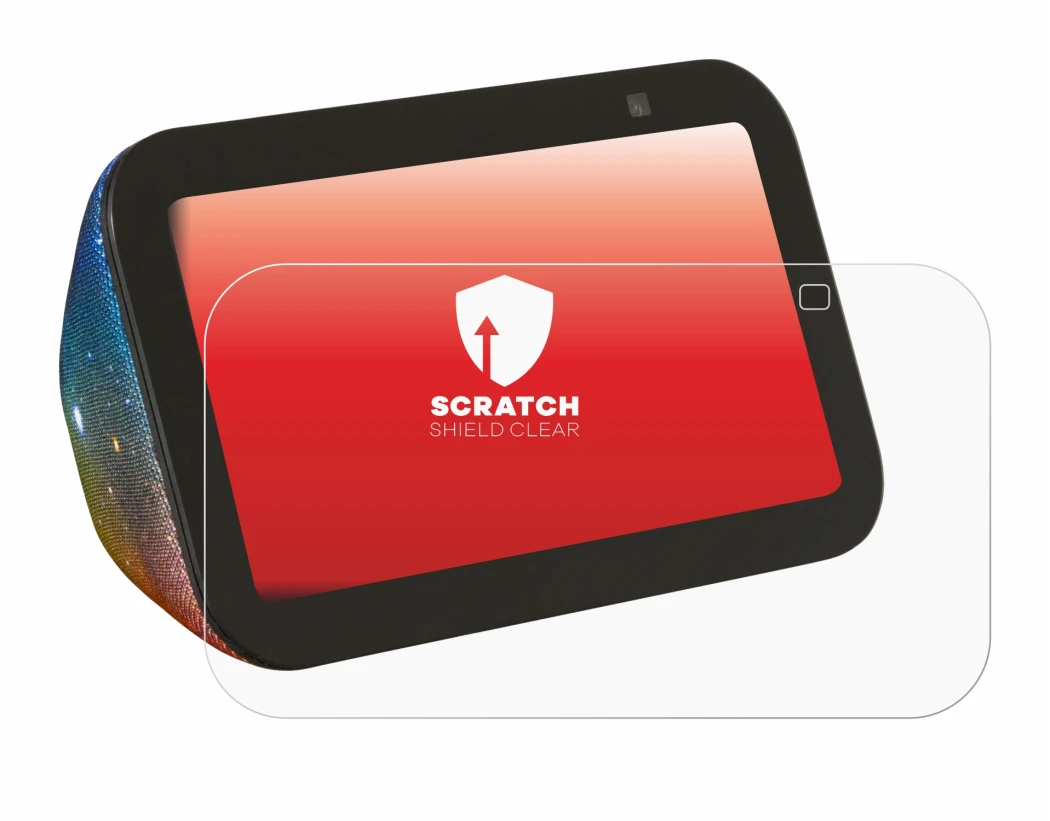 Image de l'appareil Amazon Echo Show 5 Kids avec une grande variété de protections d'écran.