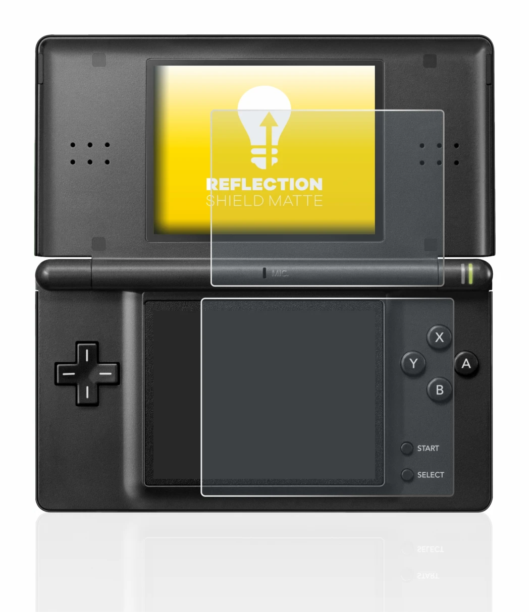 Image de l'appareil Nintendo DS LITE avec une grande variété de protections d'écran.
