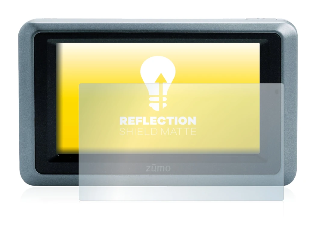 Image de l'appareil Garmin zumo 660 avec une grande variété de protections d'écran.