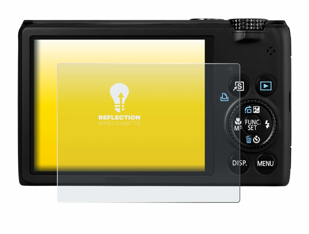 Image de l'appareil Canon PowerShot S95 avec une grande variété de protections d'écran.