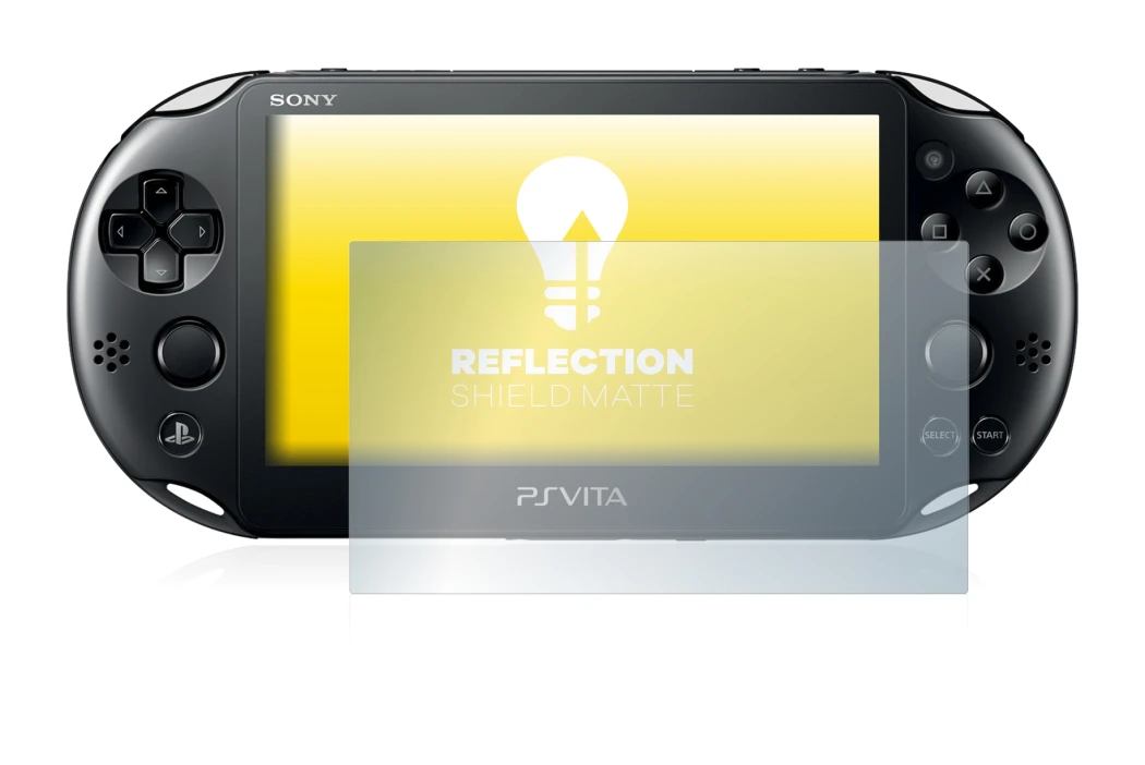 Image de l'appareil Sony Playstation Vita avec une grande variété de protections d'écran.