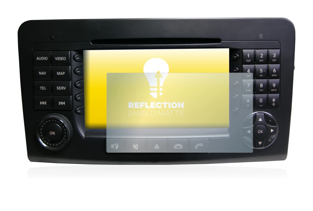 Image de l'appareil Mercedes-Benz Comand APS NTG 1 avec une grande variété de protections d'écran.