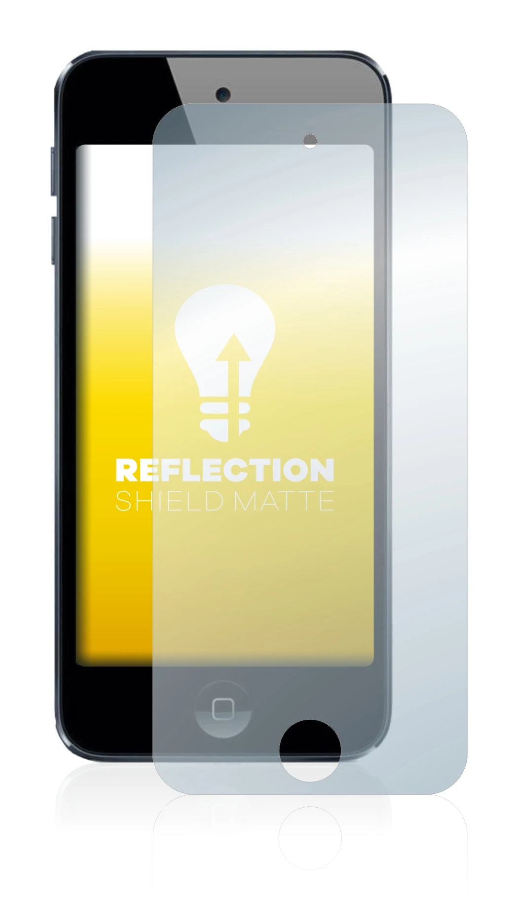 Image de l'appareil Apple iPod Touch (5ème Gen.) avec une grande variété de protections d'écran.