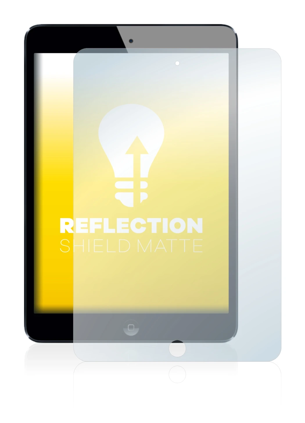 Image de l'appareil Apple iPad Mini 2 2013 avec une grande variété de protections d'écran.