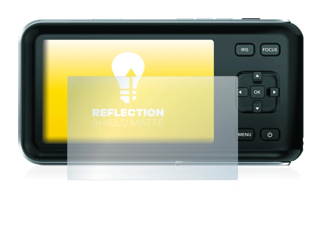 Image de l'appareil Blackmagic Pocket Cinema Camera avec une grande variété de protections d'écran.