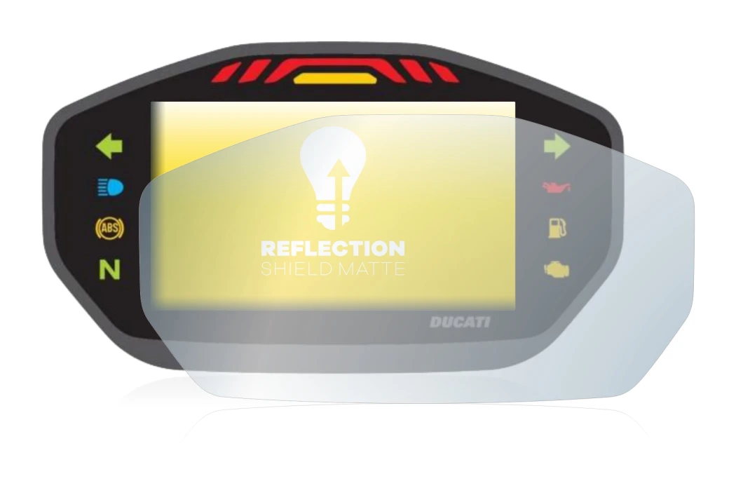 Image de l'appareil Ducati Monster 1200S Colour-TFT-Display avec une grande variété de protections d'écran.