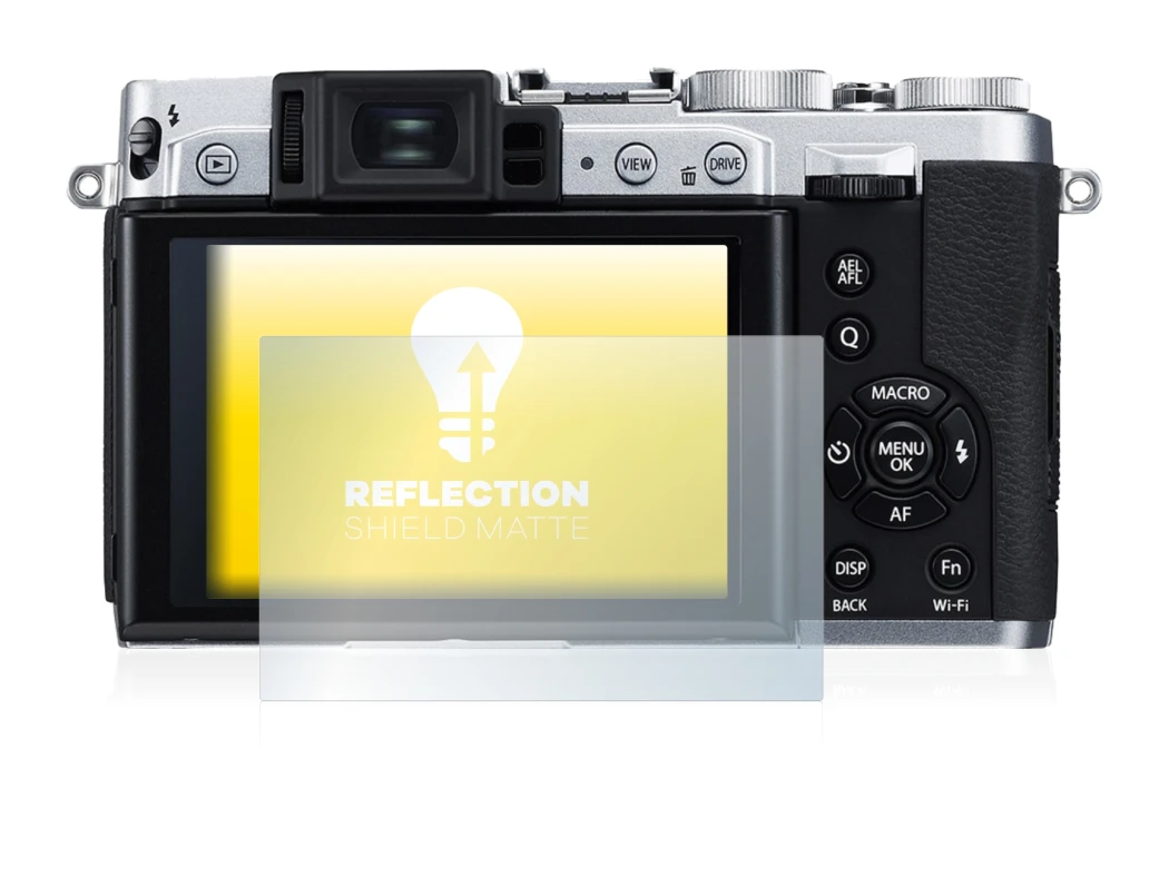 Image de l'appareil Fujifilm X30 avec une grande variété de protections d'écran.