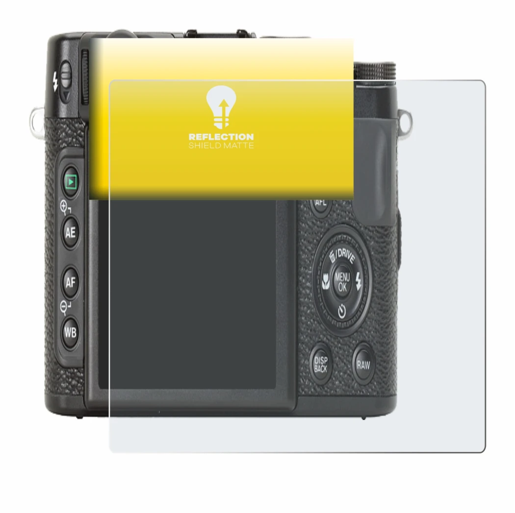 Image de l'appareil Fujifilm X10 avec une grande variété de protections d'écran.