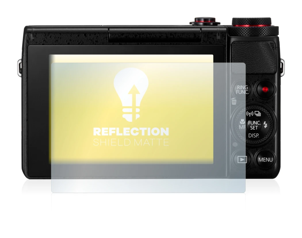 Image de l'appareil Canon PowerShot G7 X G7X avec une grande variété de protections d'écran.