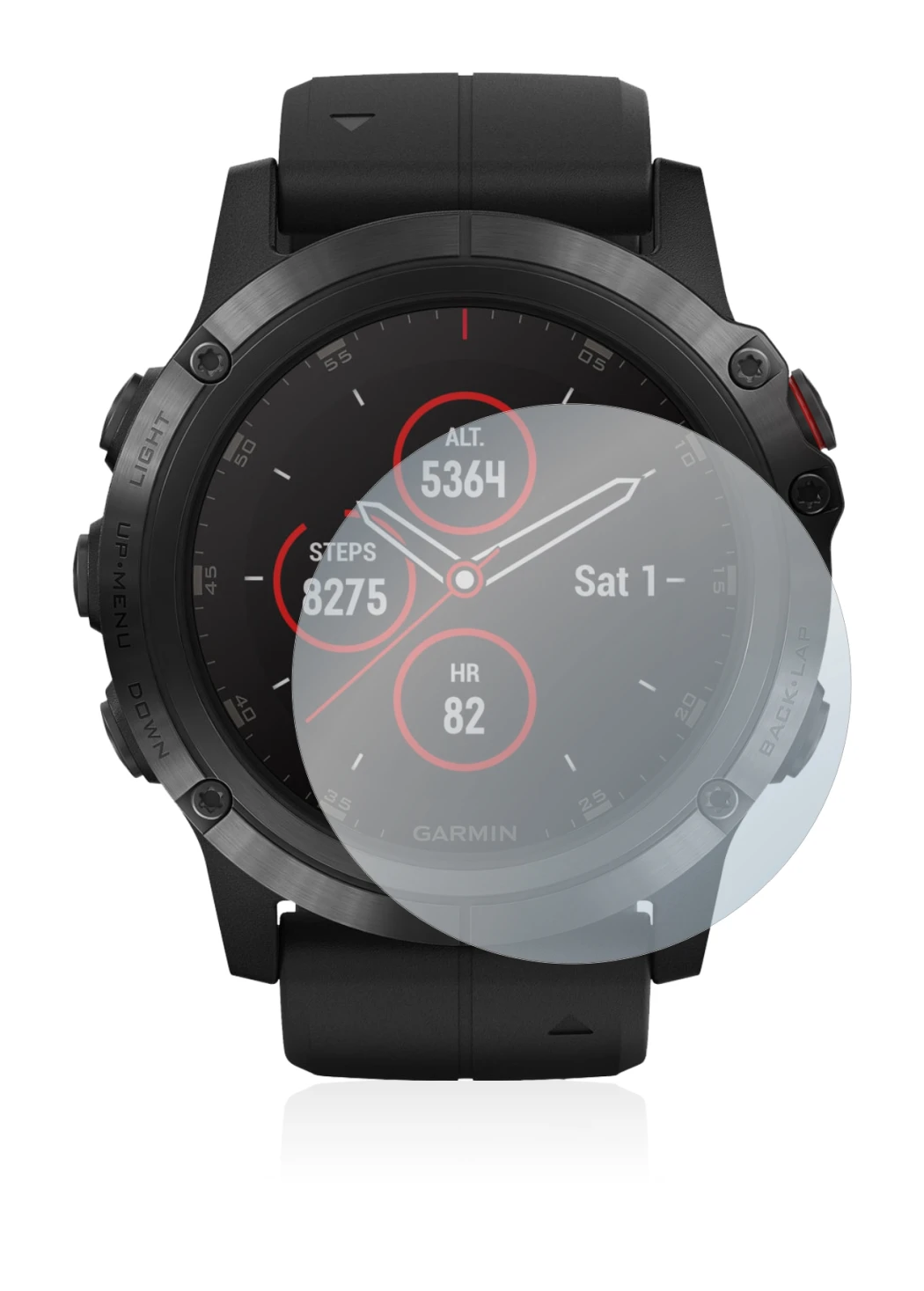 Image de l'appareil Suunto Ambit3 Peak Black avec une grande variété de protections d'écran.