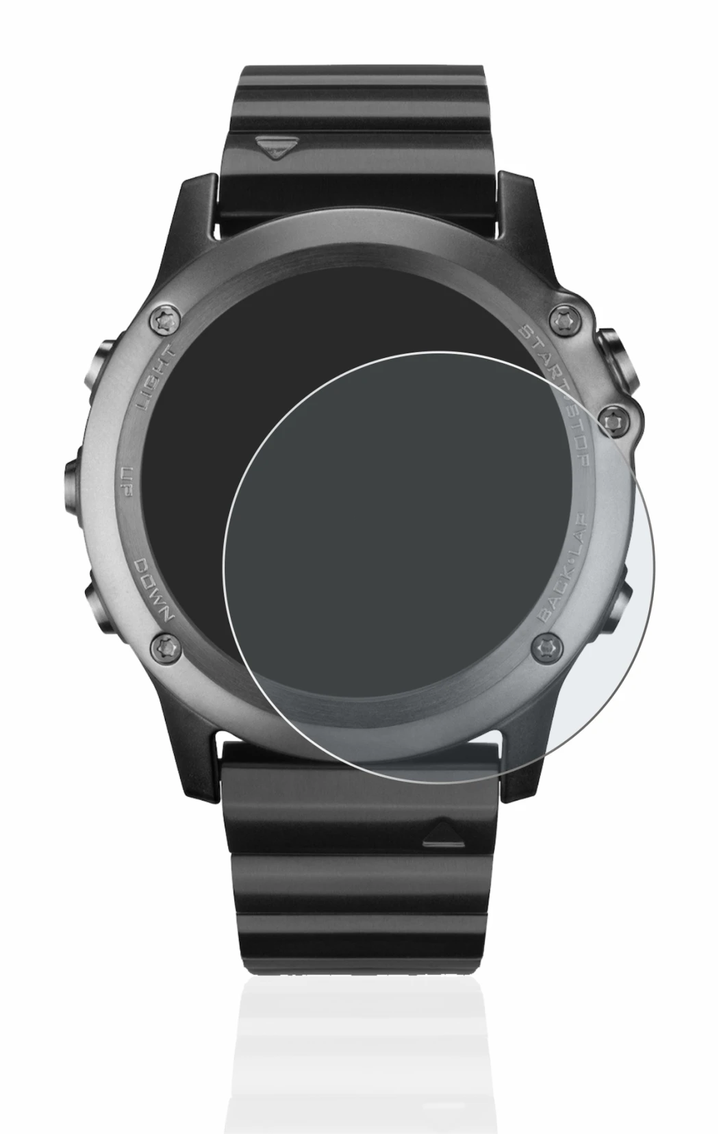 Image de l'appareil Garmin Fenix 3 avec une grande variété de protections d'écran.