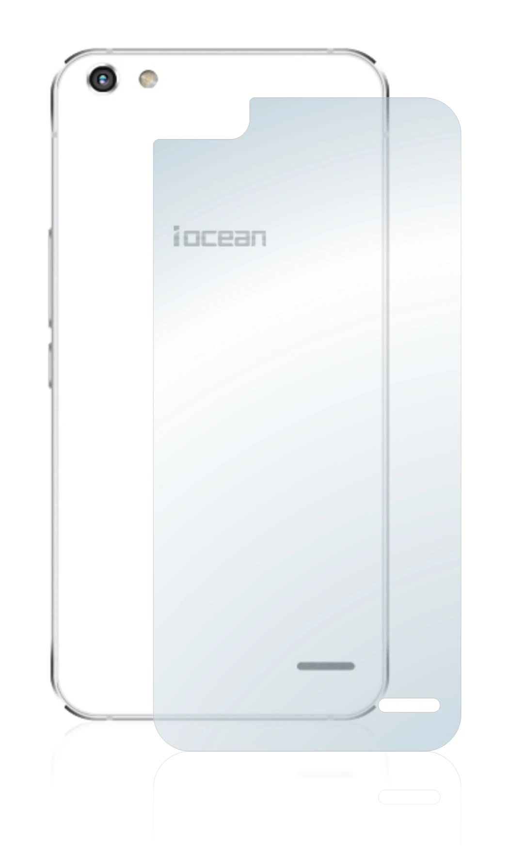 Image de l'appareil iOcean X9 (Arrière) avec une grande variété de protections d'écran.