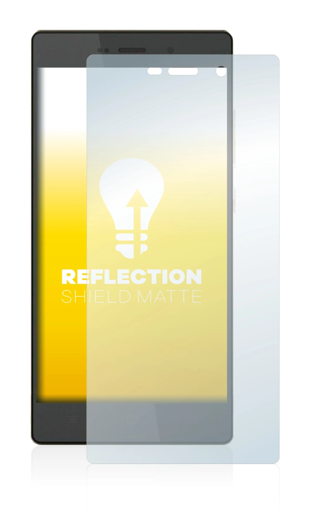 Image de l'appareil Hisense H910 avec une grande variété de protections d'écran.