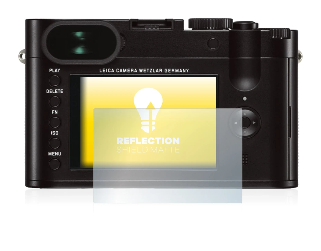 Image de l'appareil Leica Q (Typ 116) avec une grande variété de protections d'écran.