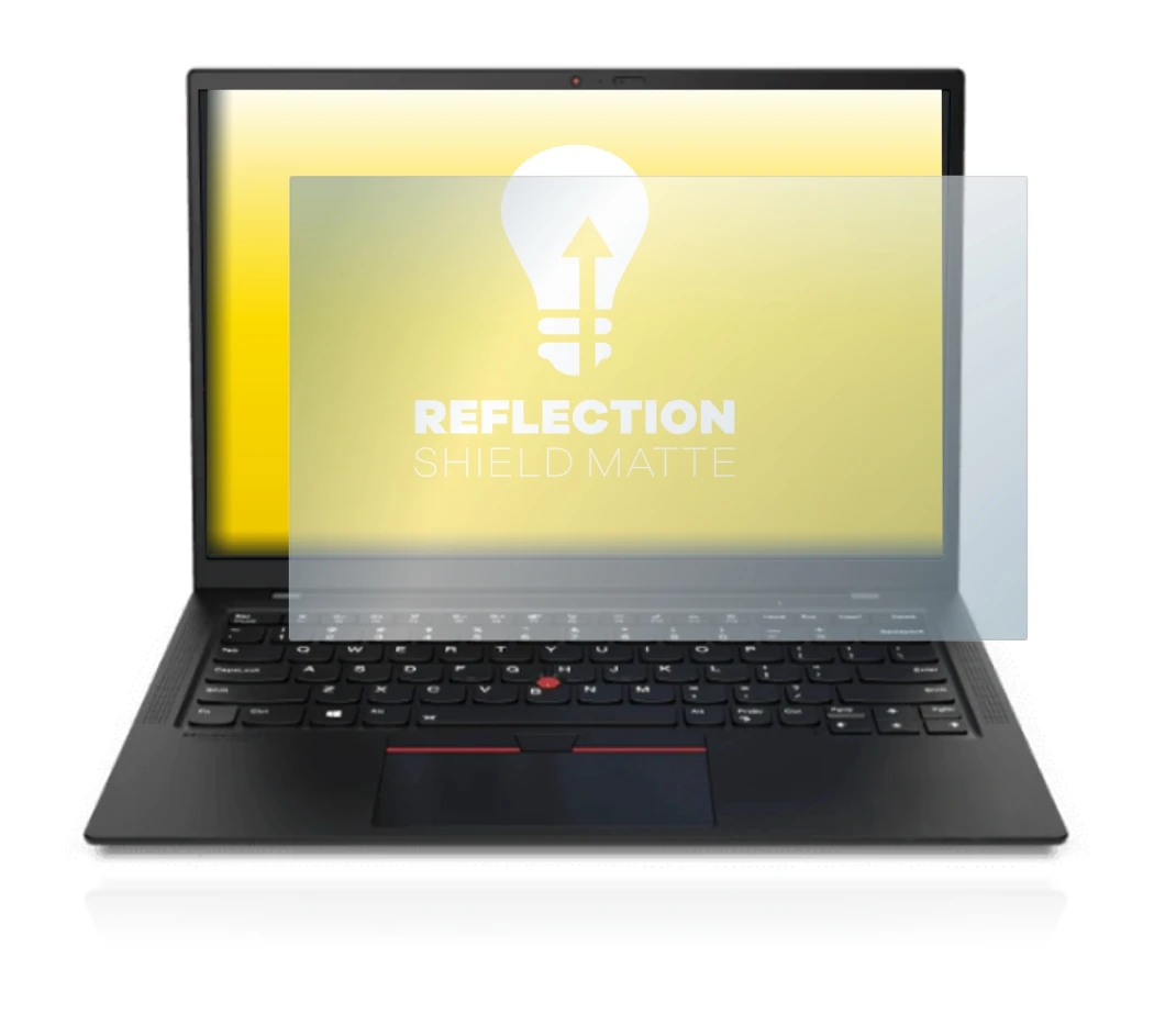 Image de l'appareil Lenovo ThinkPad X1 avec une grande variété de protections d'écran.