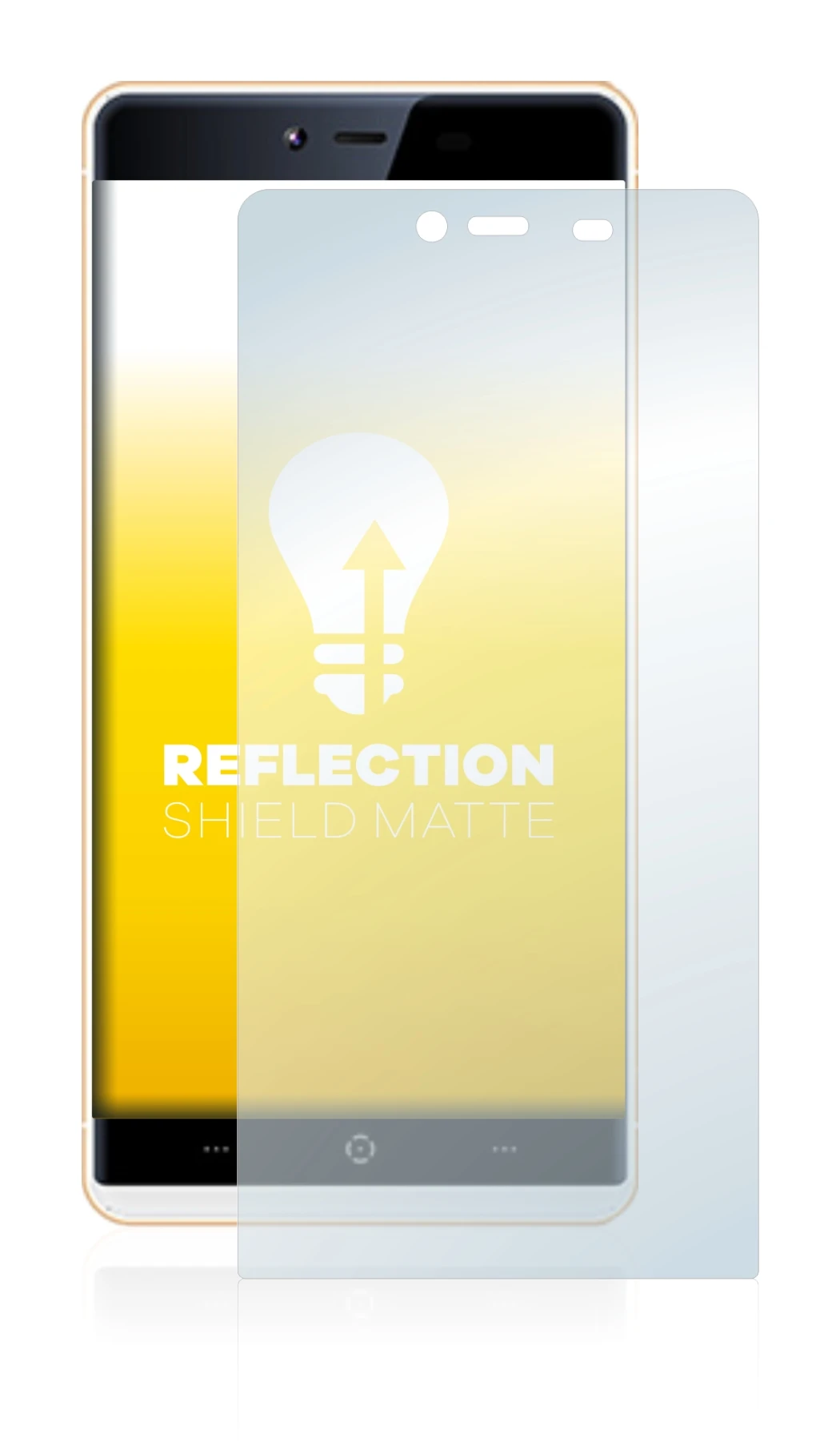 Image de l'appareil KingZone K2 avec une grande variété de protections d'écran.