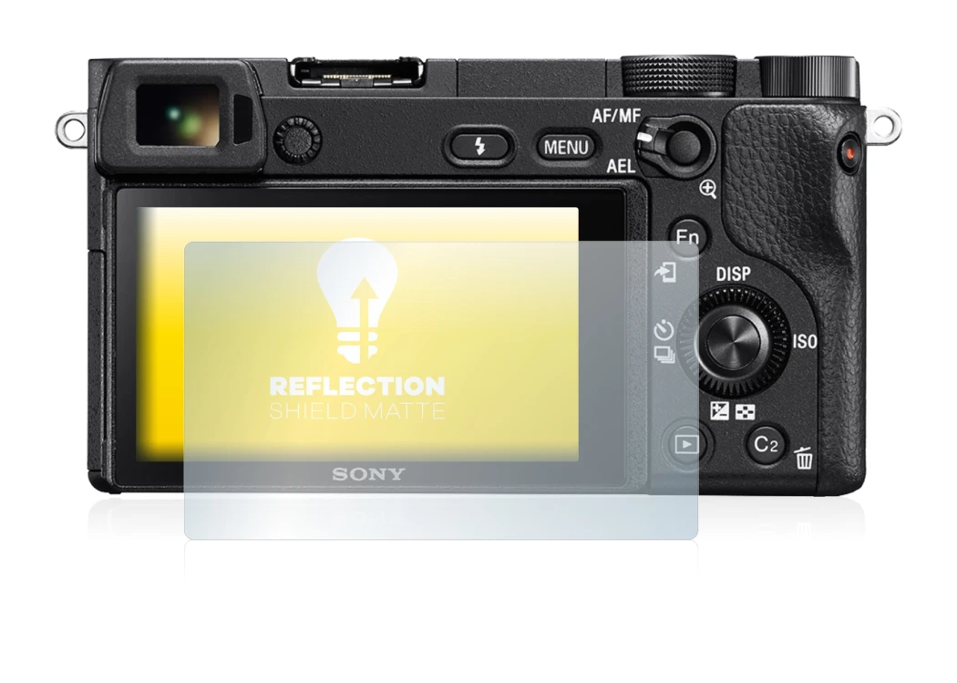 Image de l'appareil Sony Alpha 6300 avec une grande variété de protections d'écran.