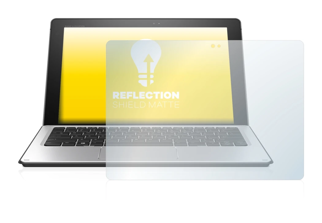 Image de l'appareil HP Elite x2 1012 G1 avec une grande variété de protections d'écran.