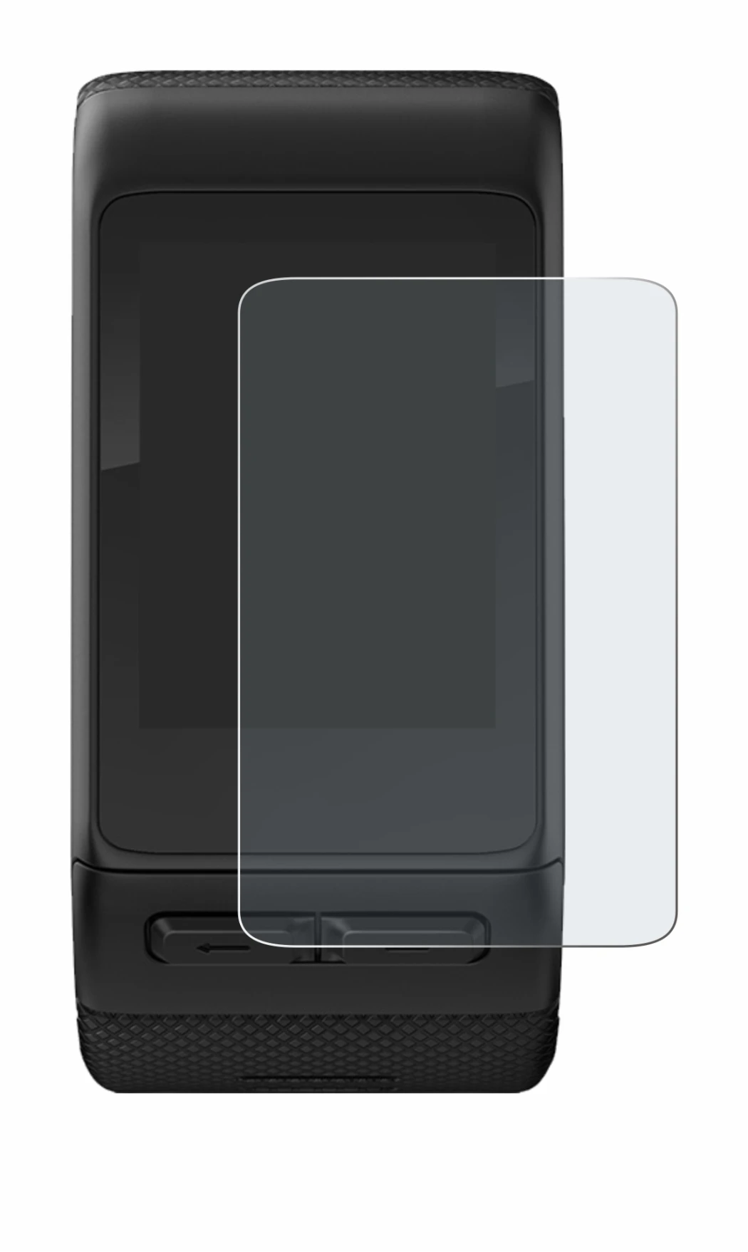 Image de l'appareil Garmin vivoactive HR avec une grande variété de protections d'écran.