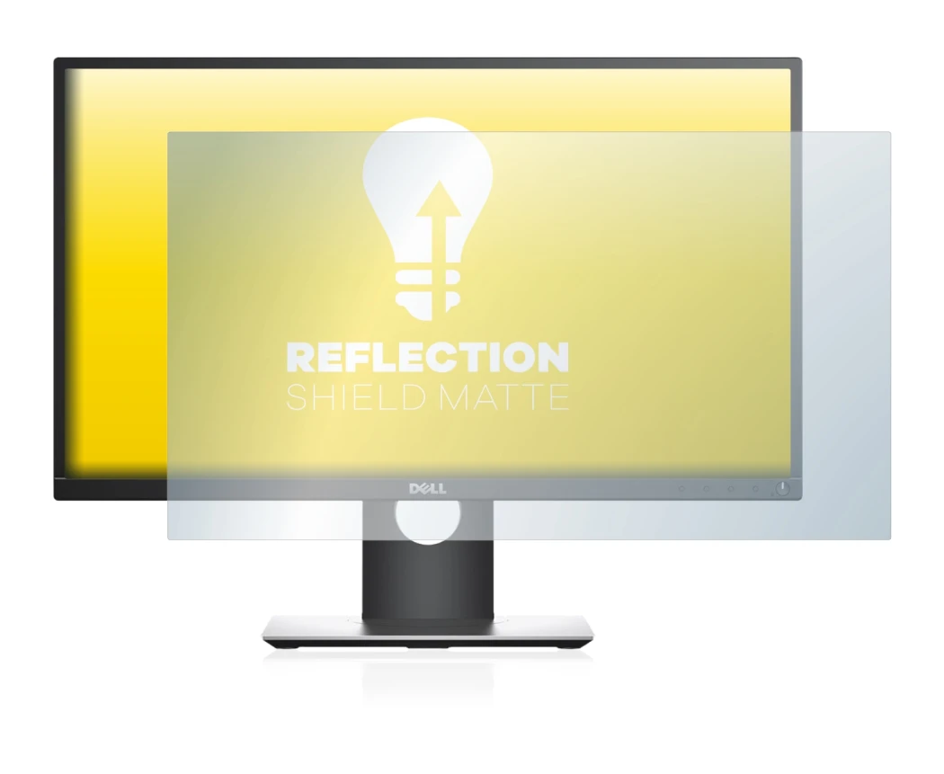 Image de l'appareil Dell P2417H avec une grande variété de protections d'écran.