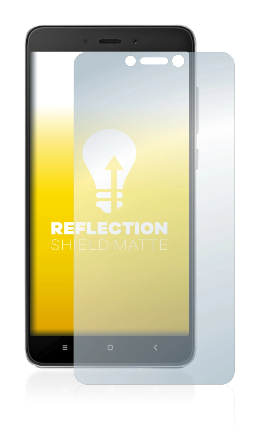 Image de l'appareil Xiaomi Redmi Note 4 avec une grande variété de protections d'écran.