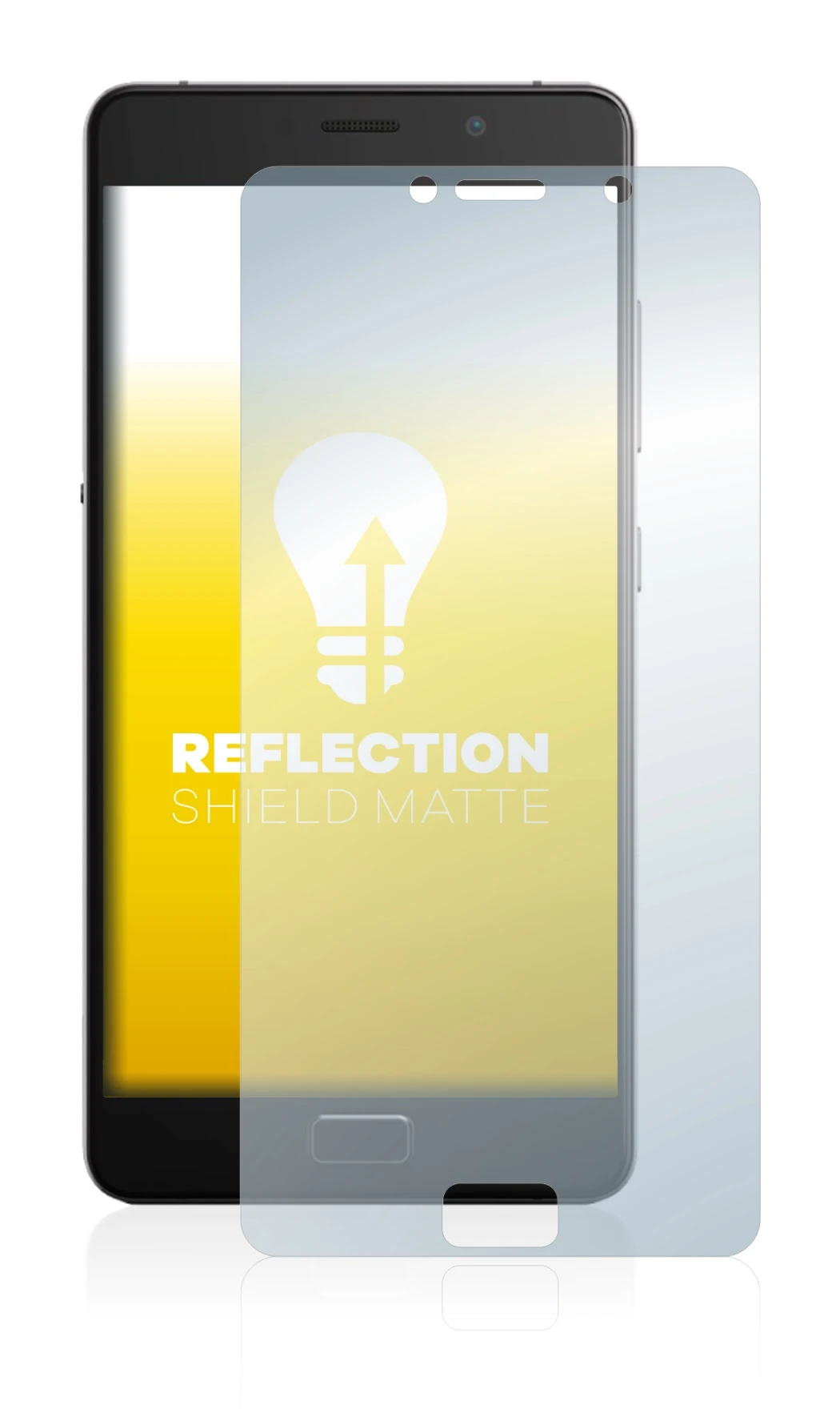 Image de l'appareil Lenovo P2 avec une grande variété de protections d'écran.