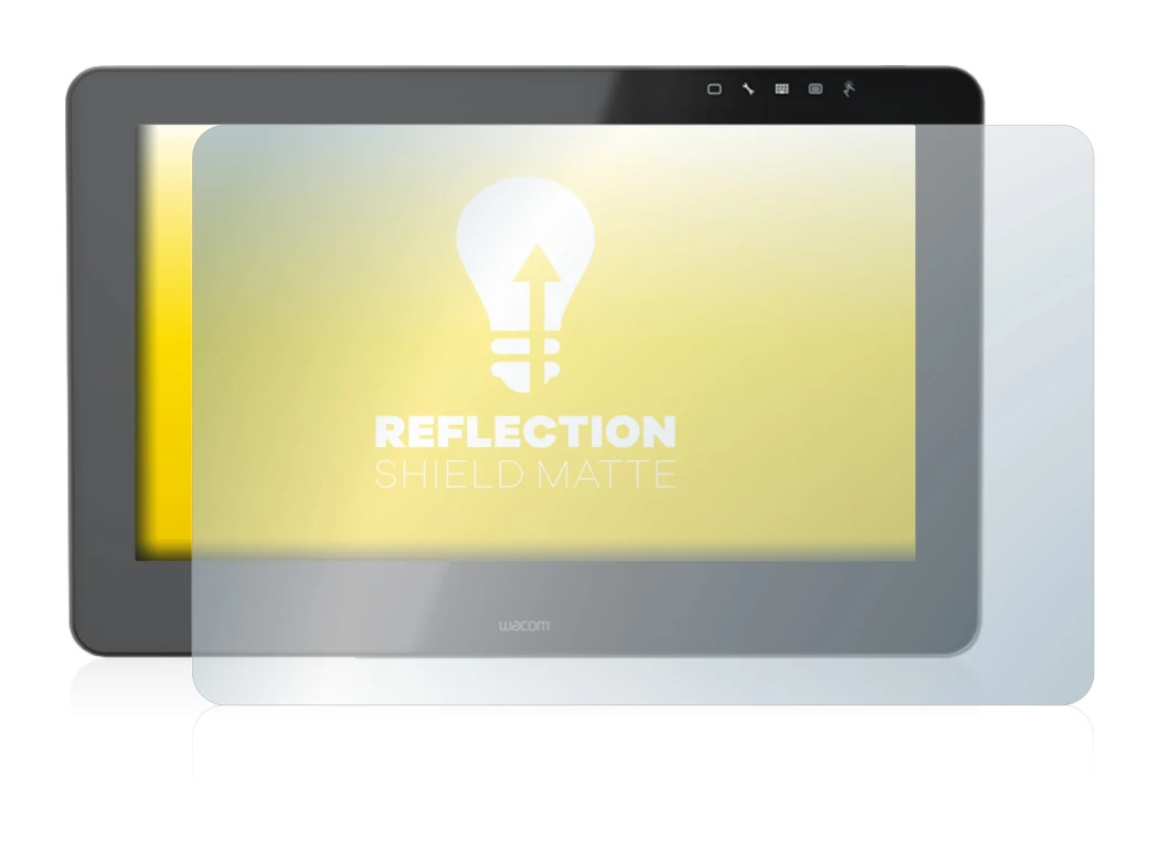 Image de l'appareil Wacom Cintiq Pro 16 avec une grande variété de protections d'écran.