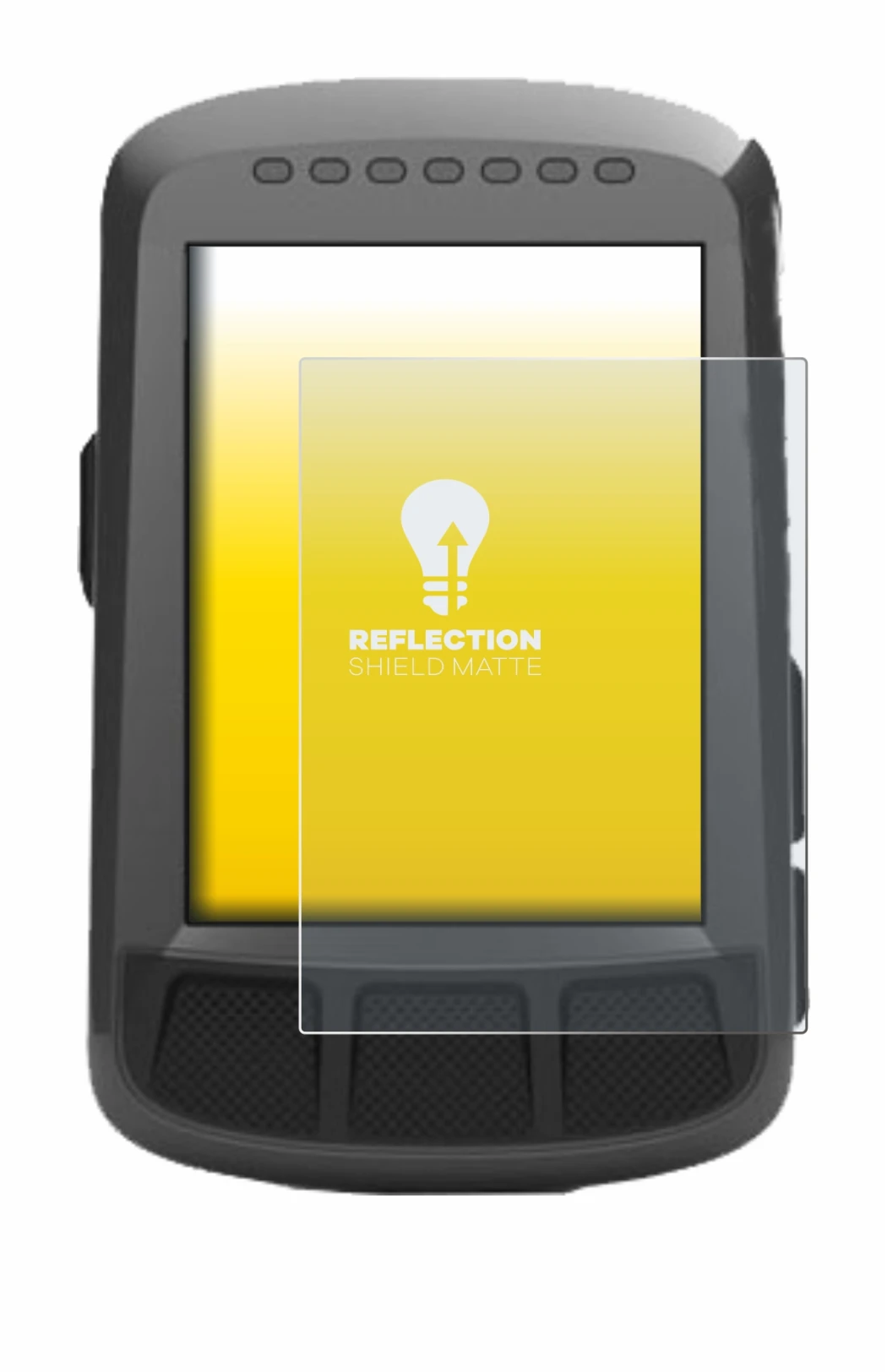 Image de l'appareil Wahoo Elemnt Bolt GPS avec une grande variété de protections d'écran.