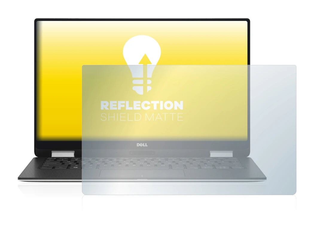 Image de l'appareil Dell XPS 13 9365 2-in-1 avec une grande variété de protections d'écran.