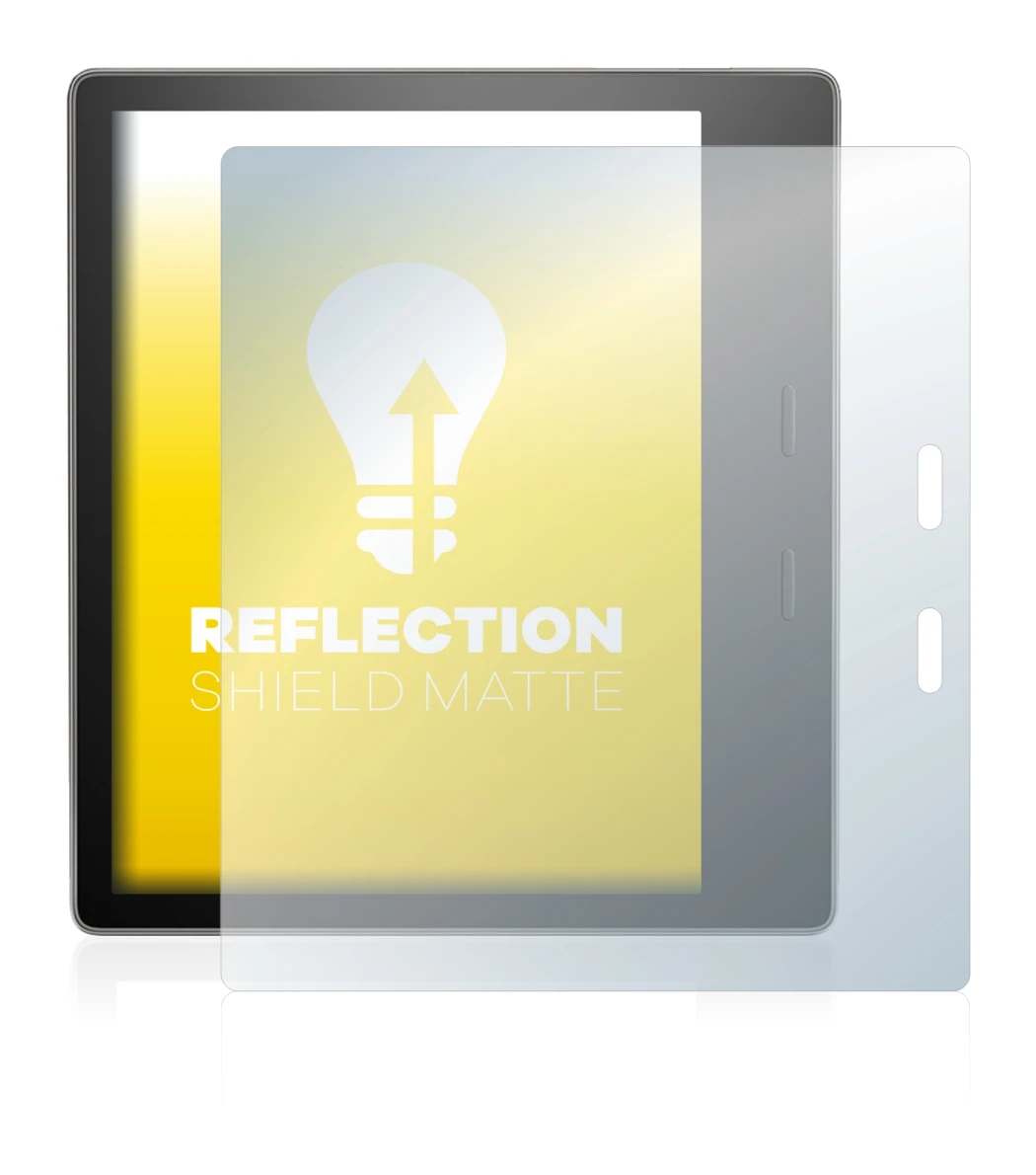 Image de l'appareil Amazon Kindle Oasis 2017 (9ème Gen.) avec une grande variété de protections d'écran.