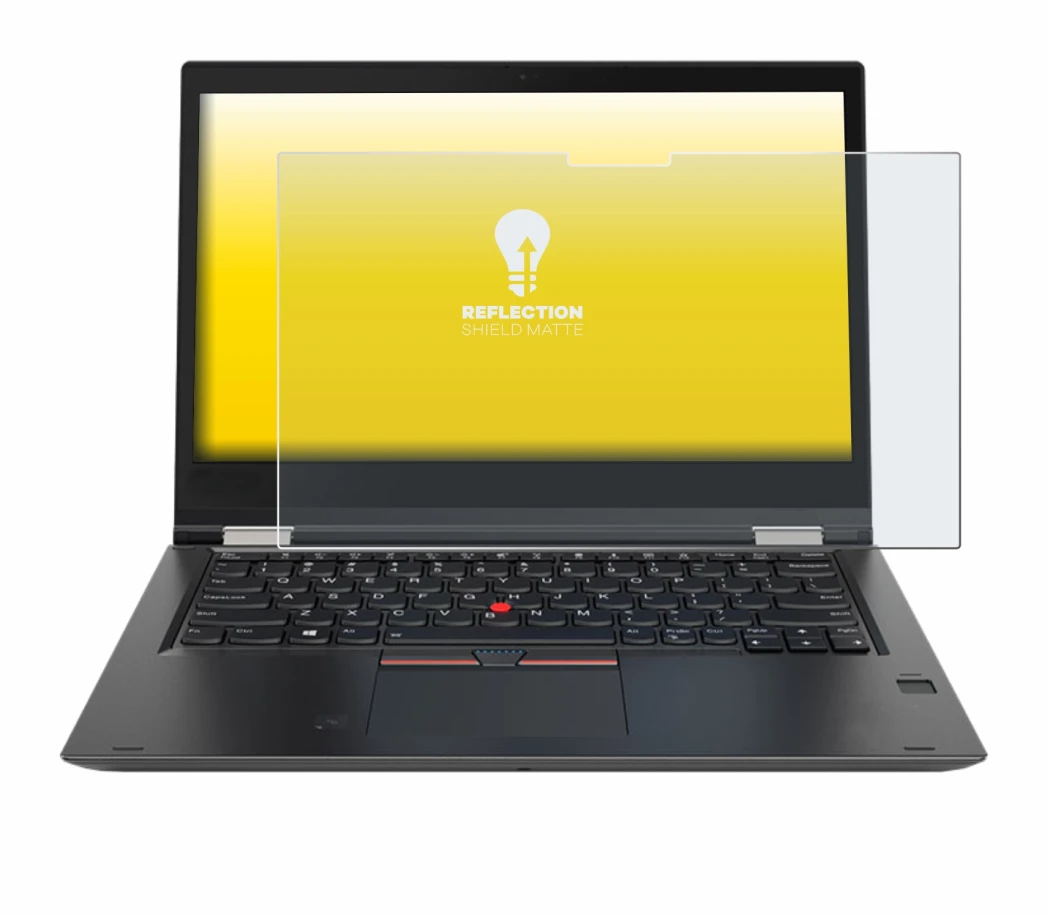 Image de l'appareil Lenovo ThinkPad Yoga X380 avec une grande variété de protections d'écran.