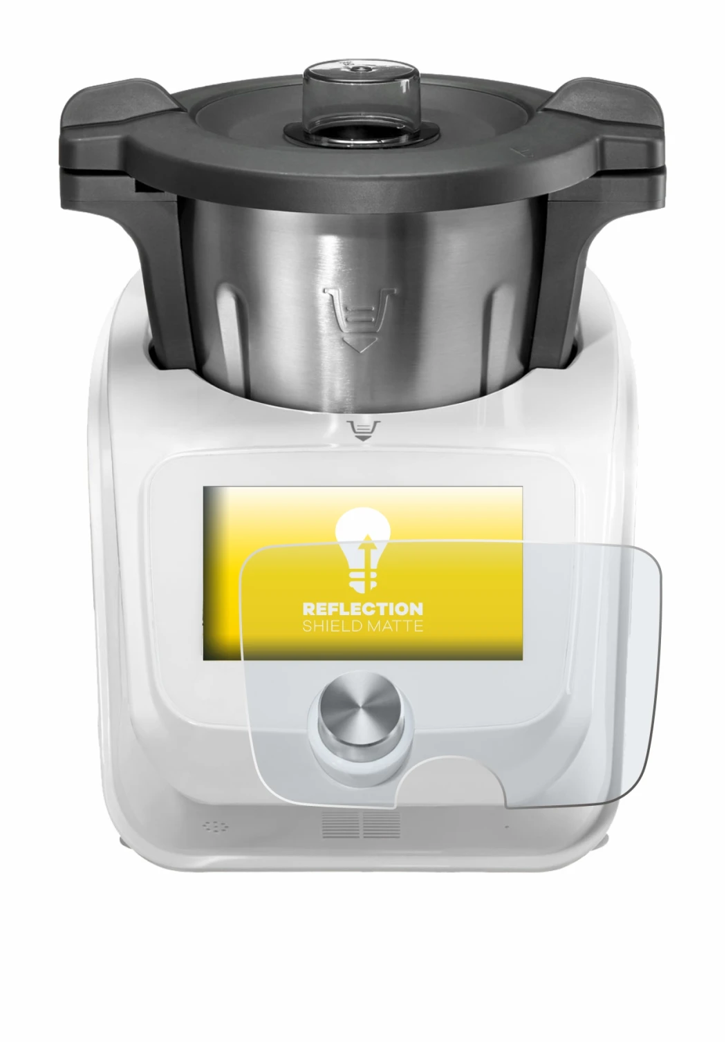 Image de l'appareil SilverCrest Monsieur Cuisine Connect avec une grande variété de protections d'écran.