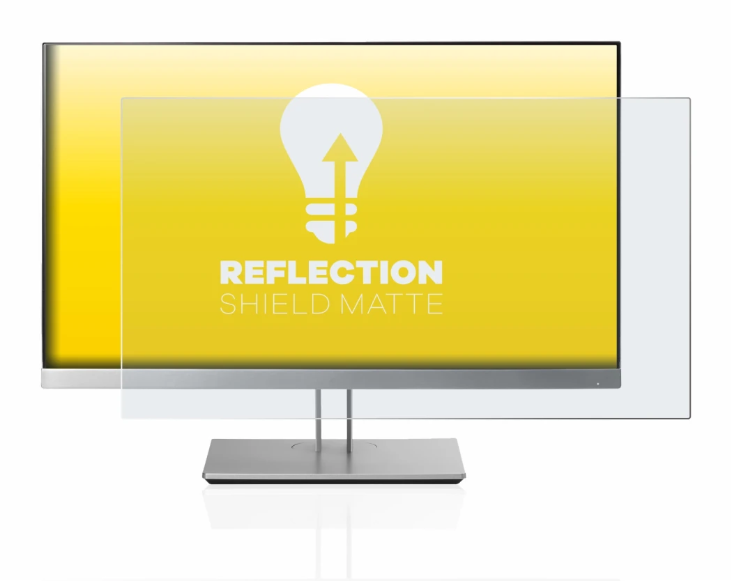 Image de l'appareil HP EliteDisplay E233 avec une grande variété de protections d'écran.