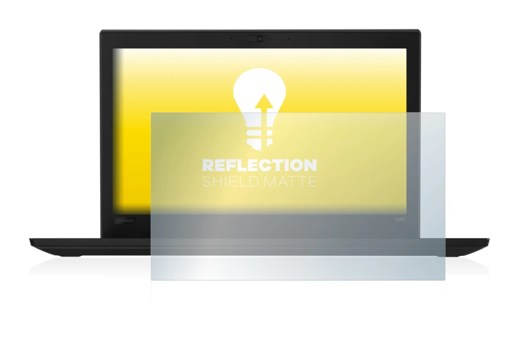 Image de l'appareil Lenovo Thinkpad X280 avec une grande variété de protections d'écran.