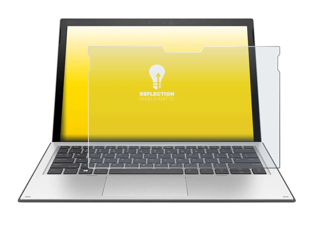Image de l'appareil HP Elite x2 1013 G3 avec une grande variété de protections d'écran.