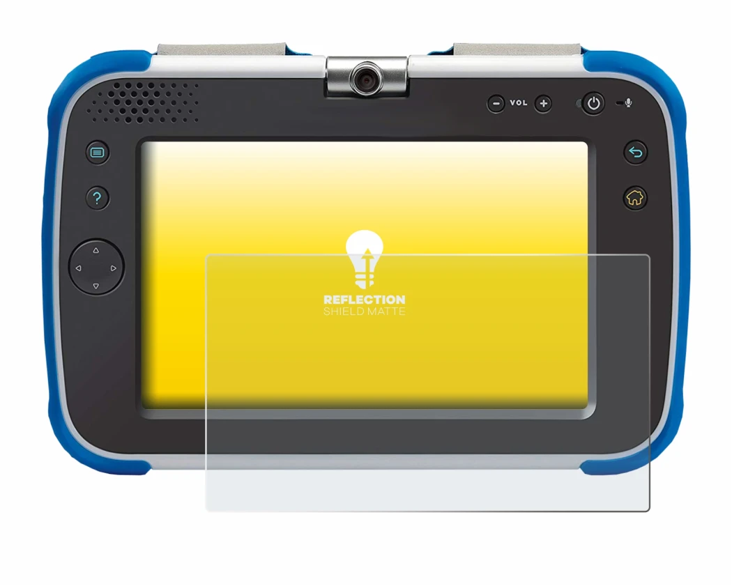Image de l'appareil Vtech Storio Max XL 2.0 avec une grande variété de protections d'écran.